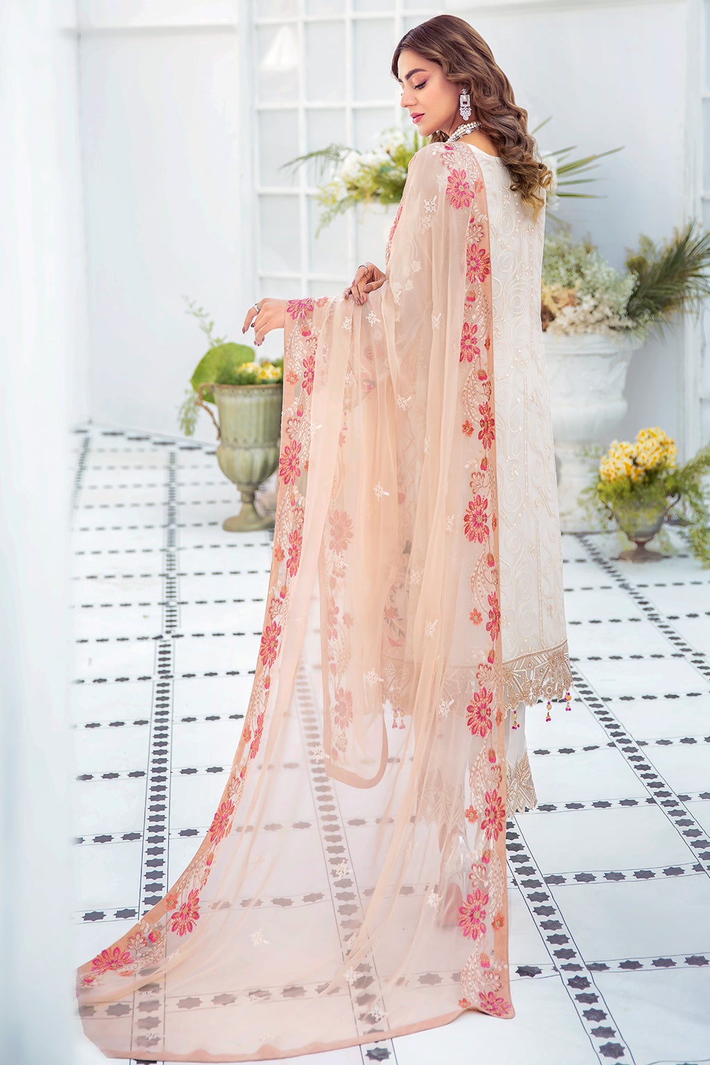 Formal Dress - Ramsha - Chiffon - V21 F#2109