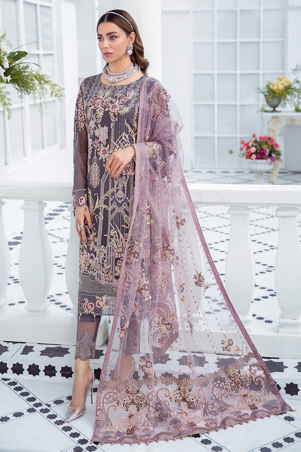 Formal Dress - Ramsha - Chiffon - V21 F#2110