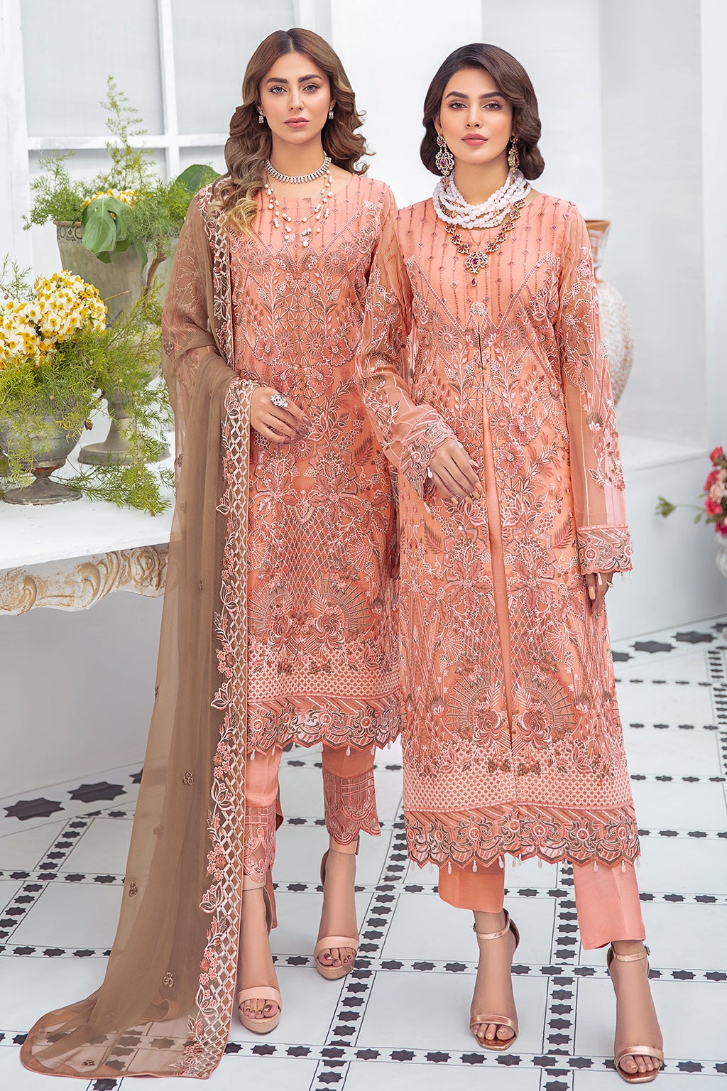 Formal Dress - Ramsha - Chiffon - V21 - F#2112