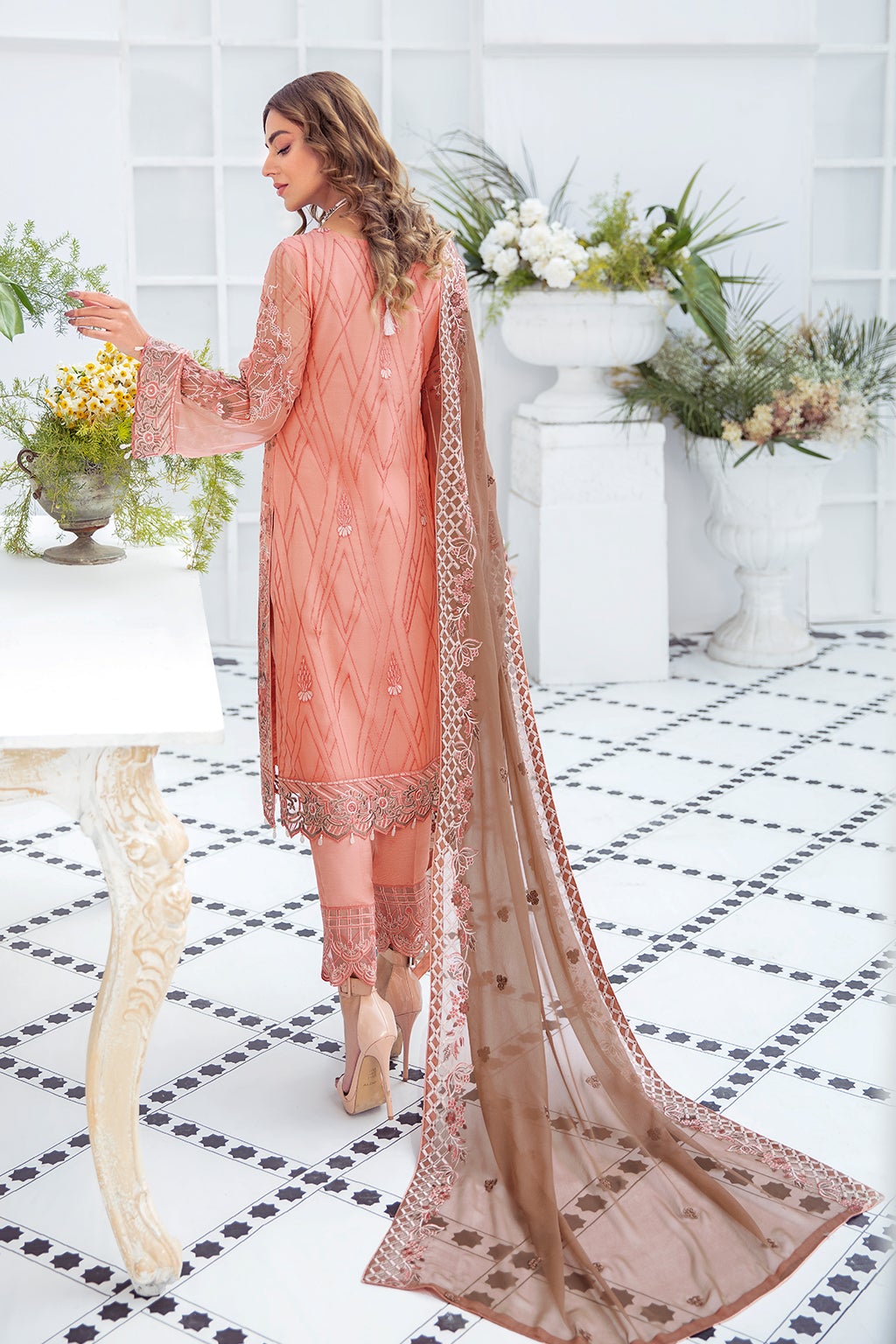 Formal Dress - Ramsha - Chiffon - V21 - F#2112
