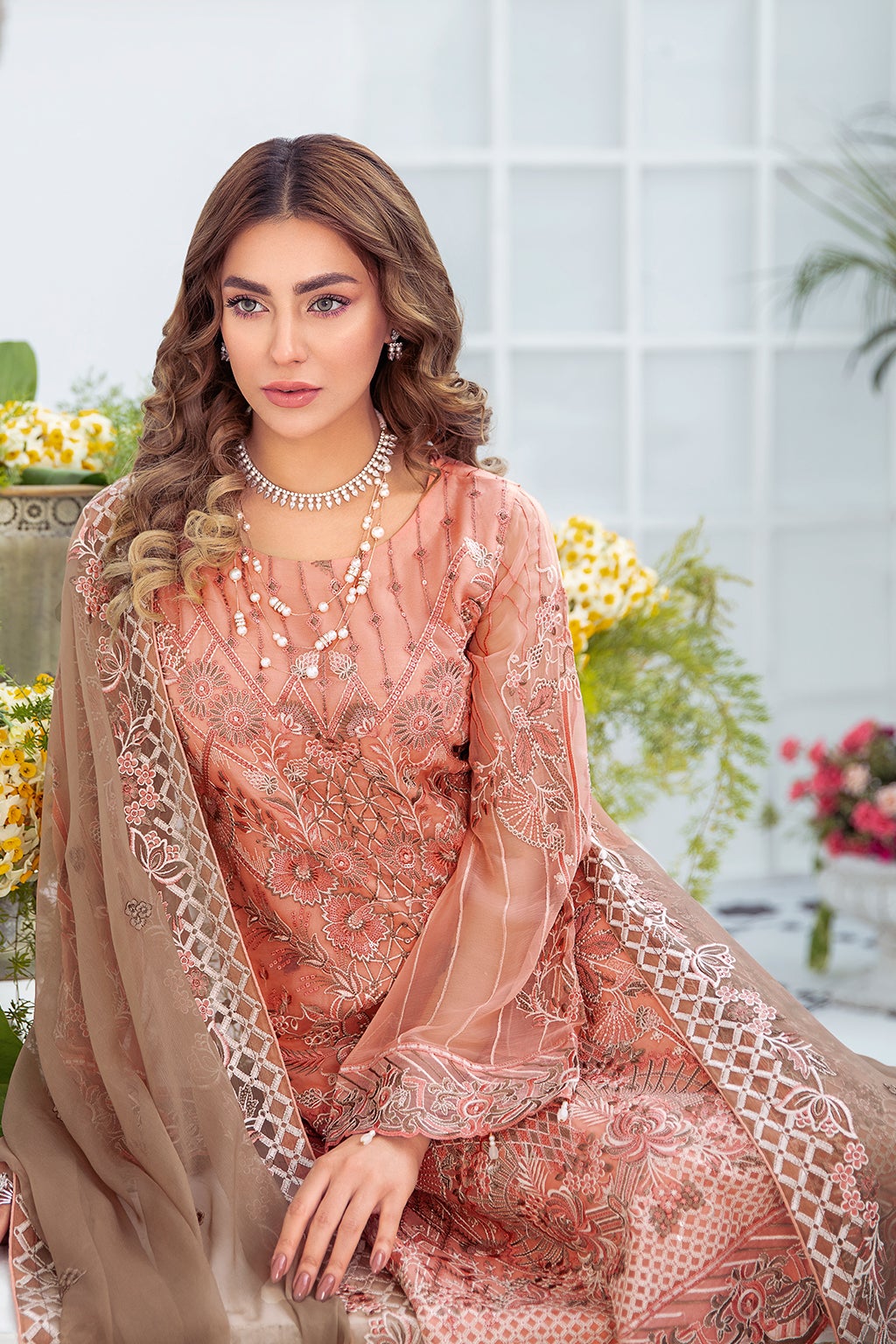 Formal Dress - Ramsha - Chiffon - V21 - F#2112