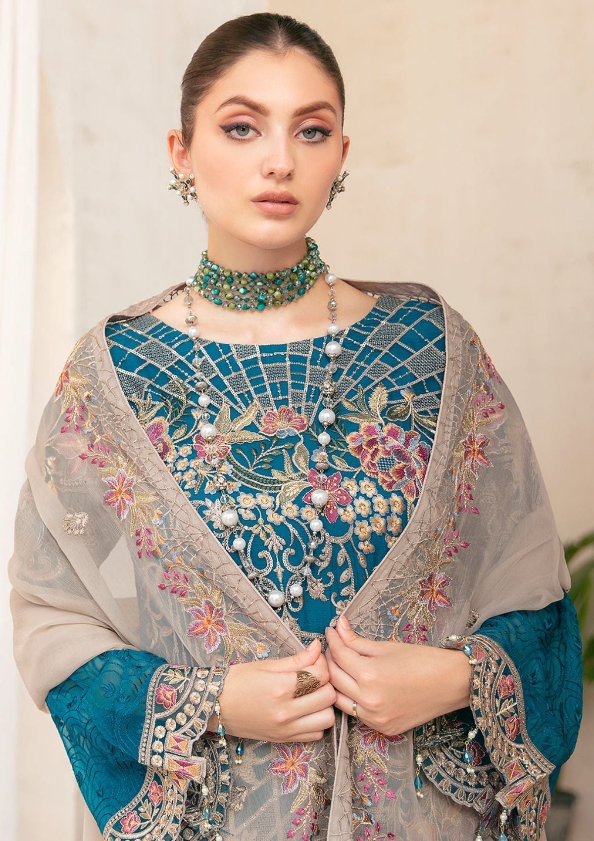 Formal Dress - Ramsha - Chiffon - V22 - F#2201