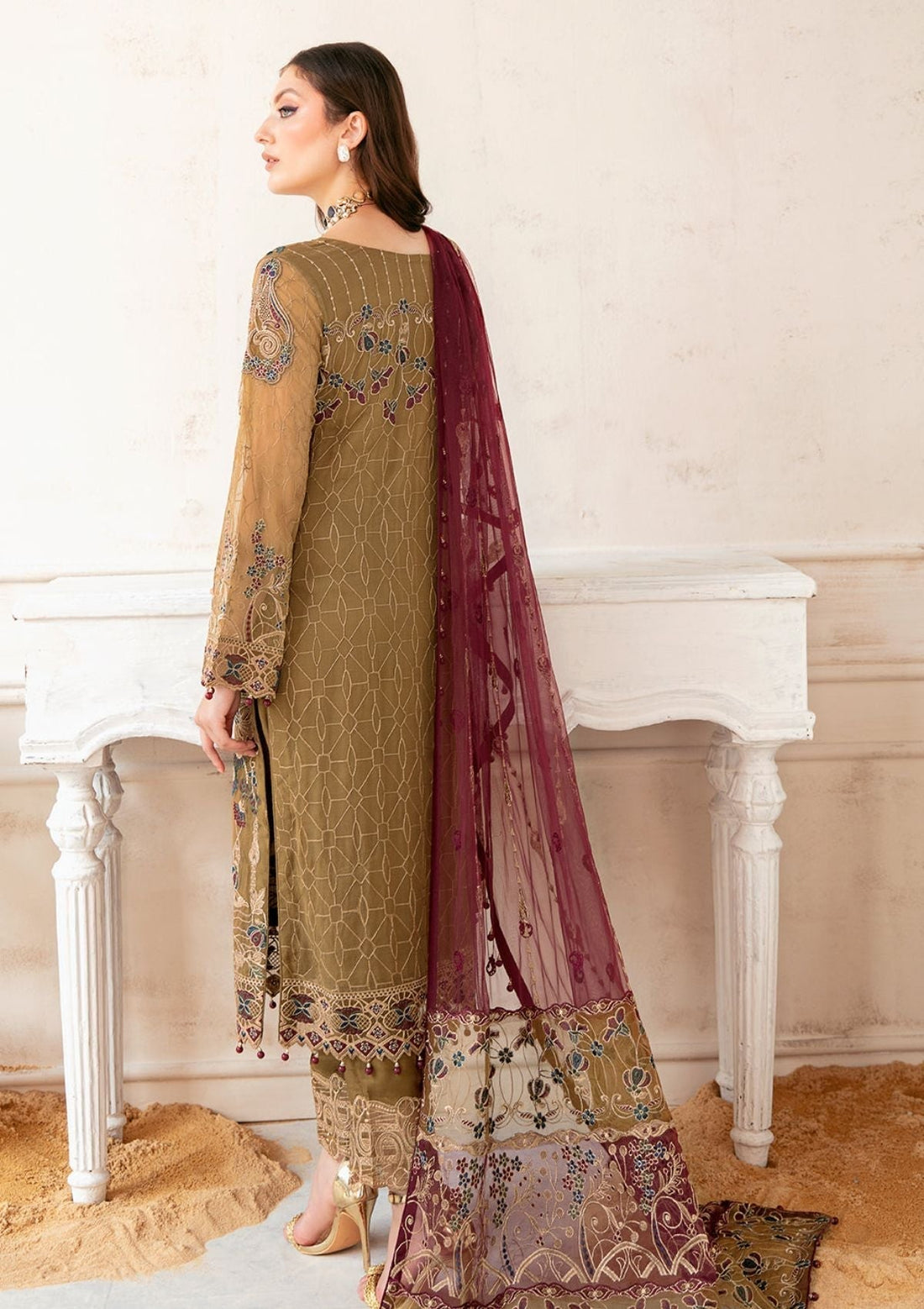 Formal Dress - Ramsha - Chiffon - V22 - F#2203