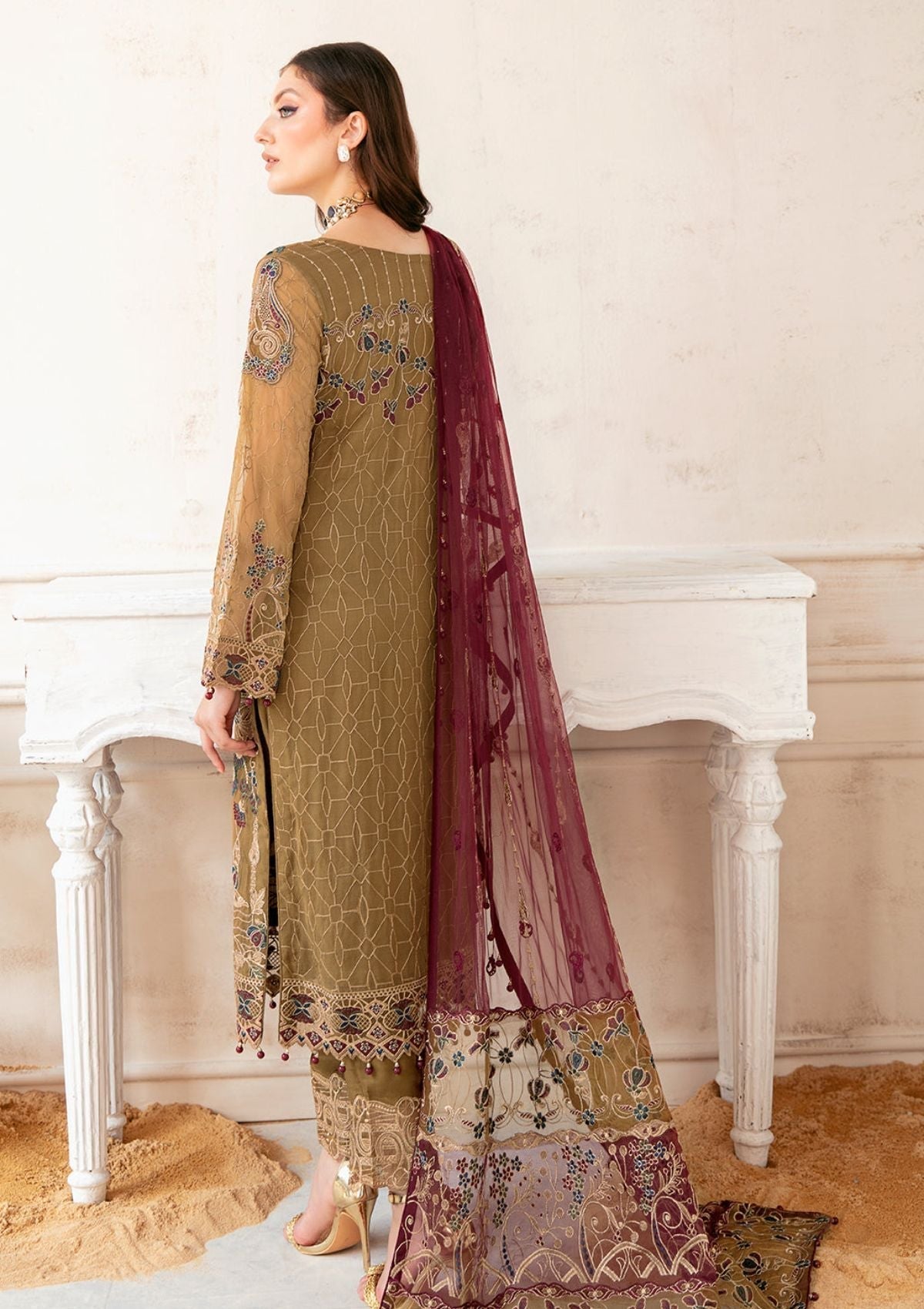 Formal Dress - Ramsha - Chiffon - V22 - F#2203