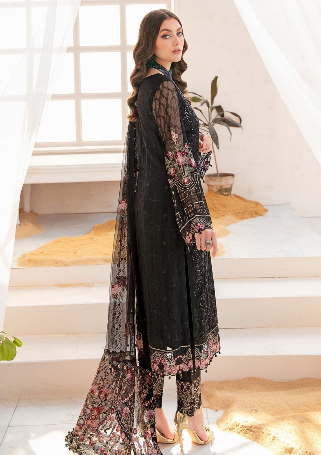 Formal Dress - Ramsha - Chiffon - V22 - F#2204