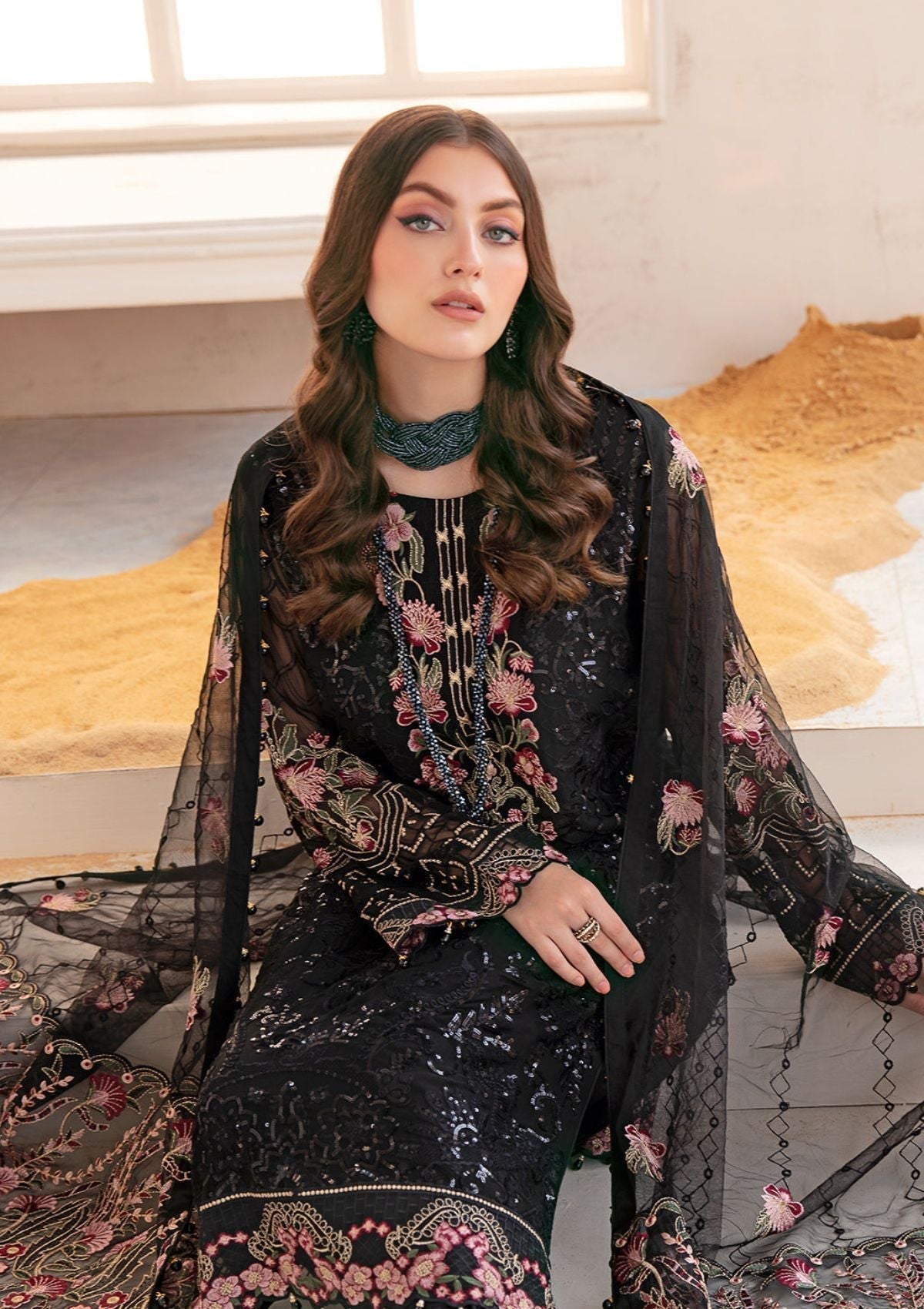 Formal Dress - Ramsha - Chiffon - V22 - F#2204