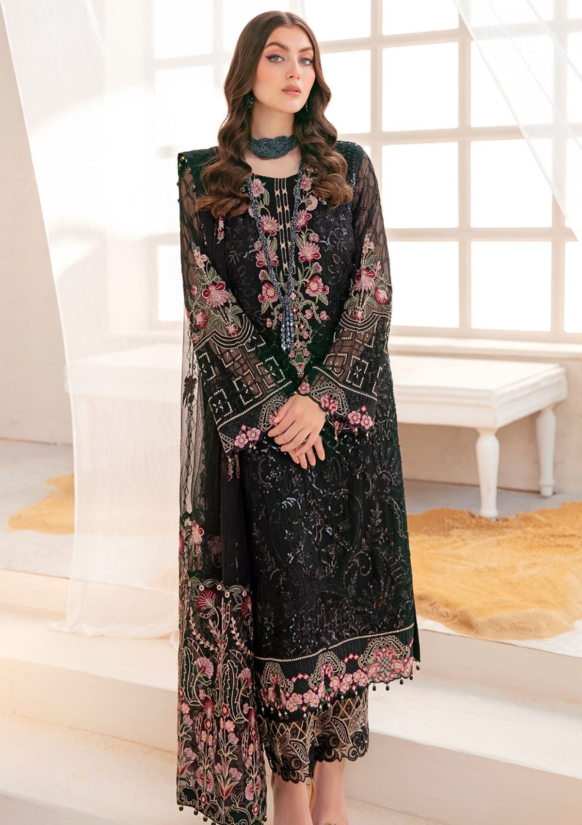 Formal Dress - Ramsha - Chiffon - V22 - F#2204