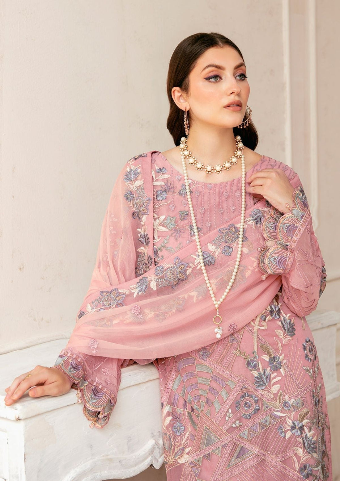Formal Dress - Ramsha - Chiffon - V22 - F#2207