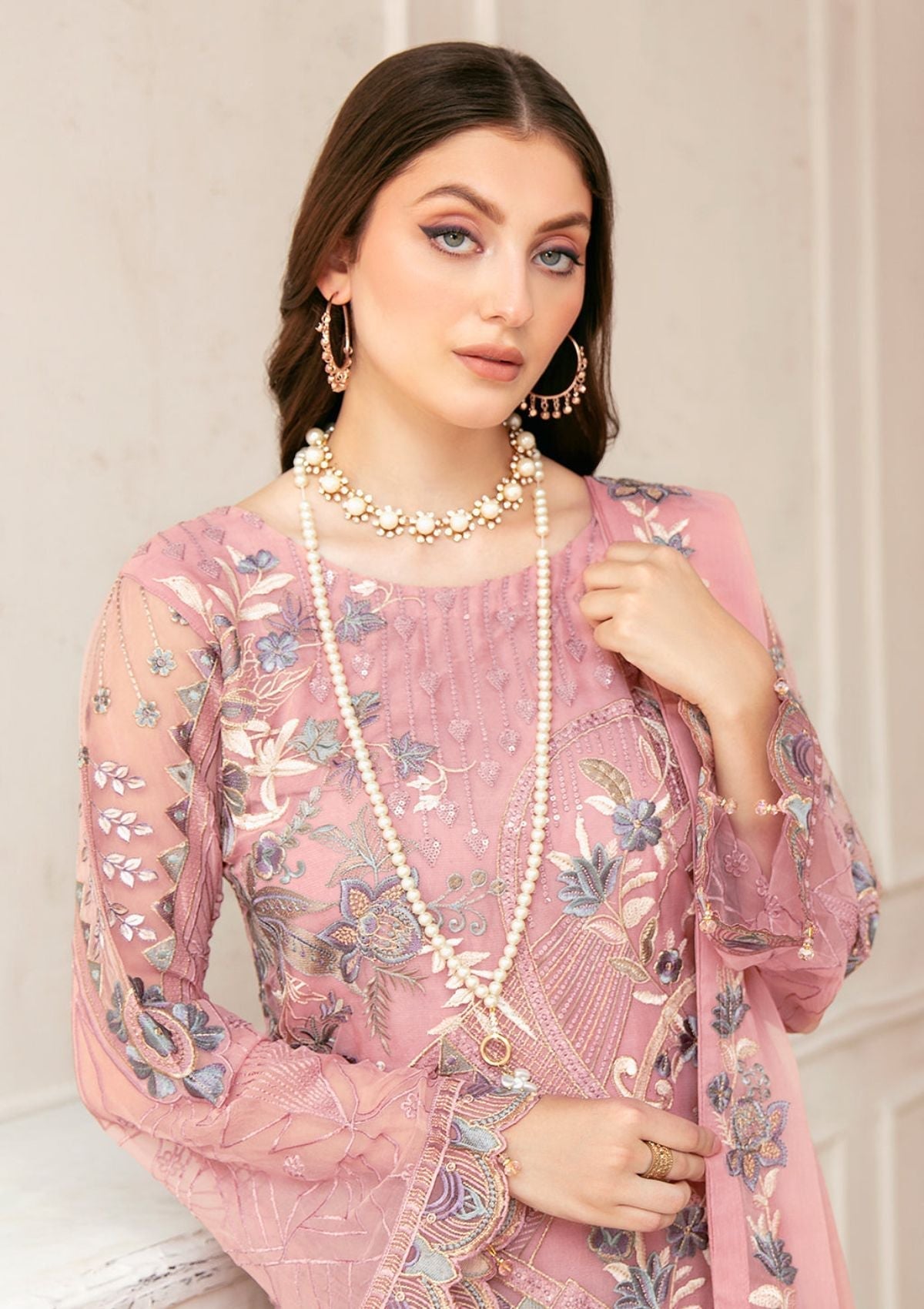 Formal Dress - Ramsha - Chiffon - V22 - F#2207