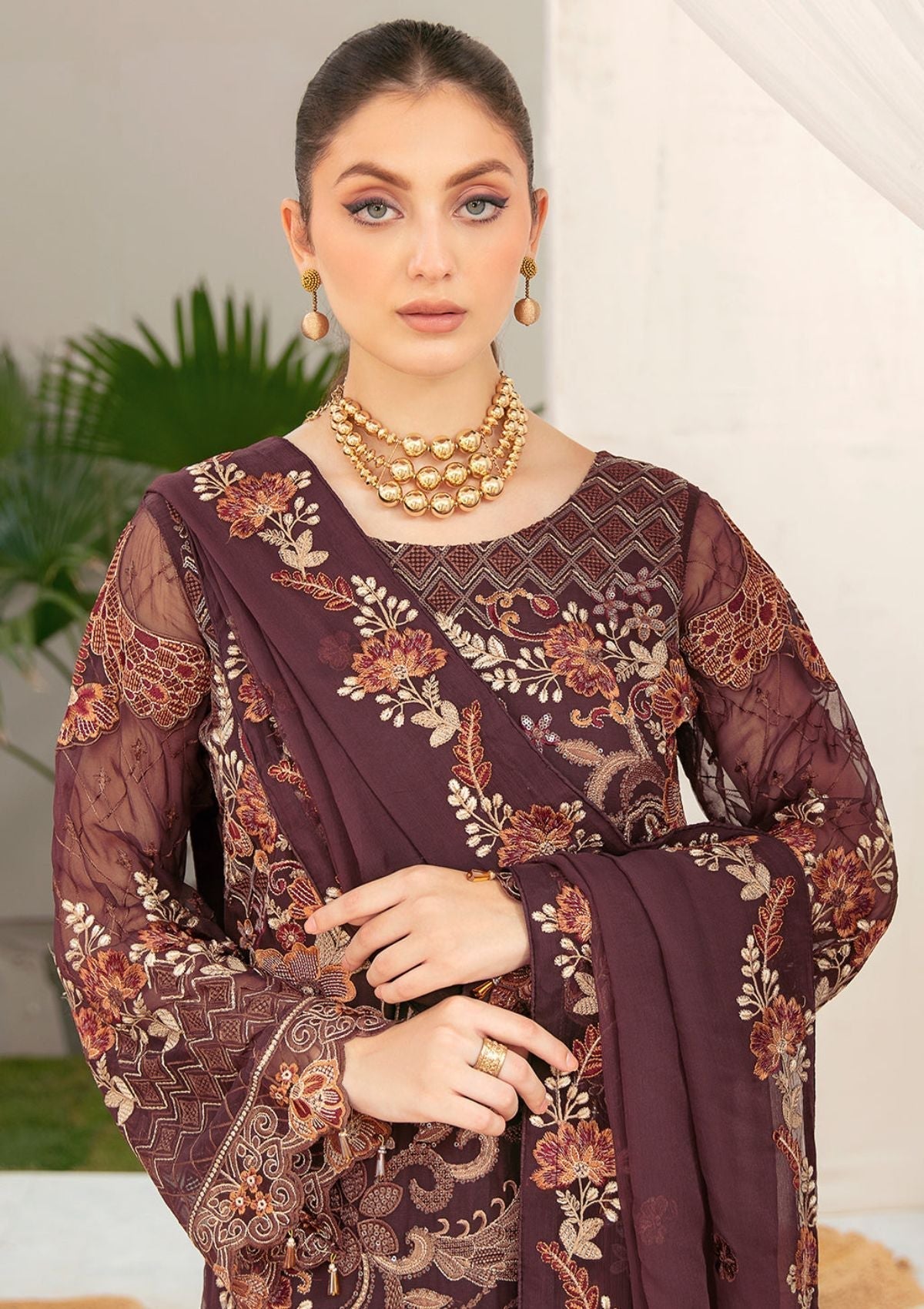 Formal Dress - Ramsha - Chiffon - V22 - F#2211