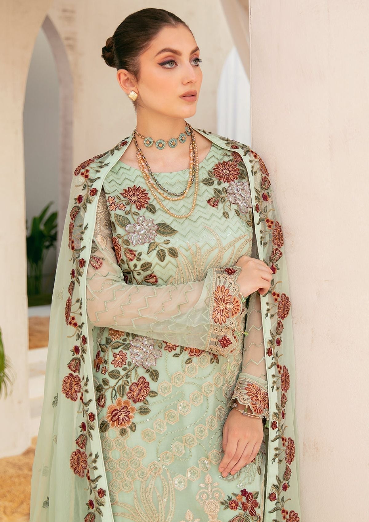Formal Dress - Ramsha - Chiffon - V22 - F#2212
