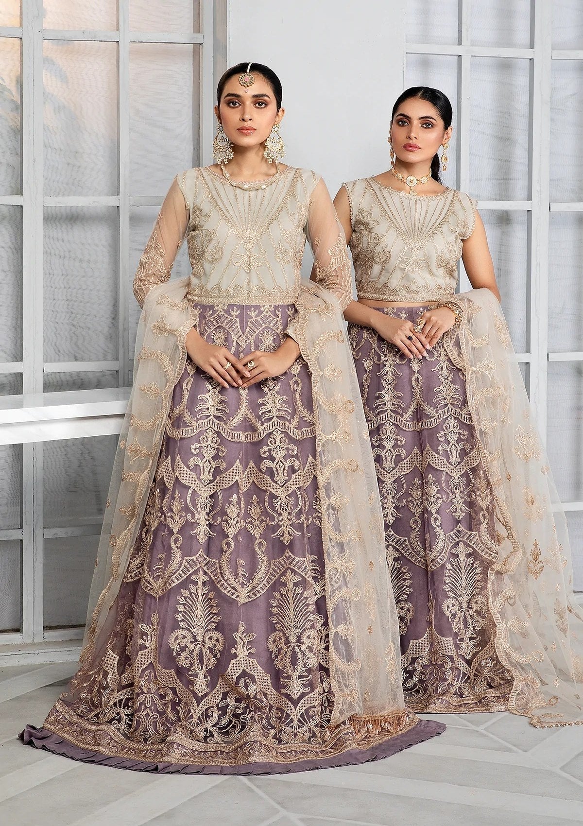 Formal Dress - Zarif - Bahaar - MAUVE - ZB#1
