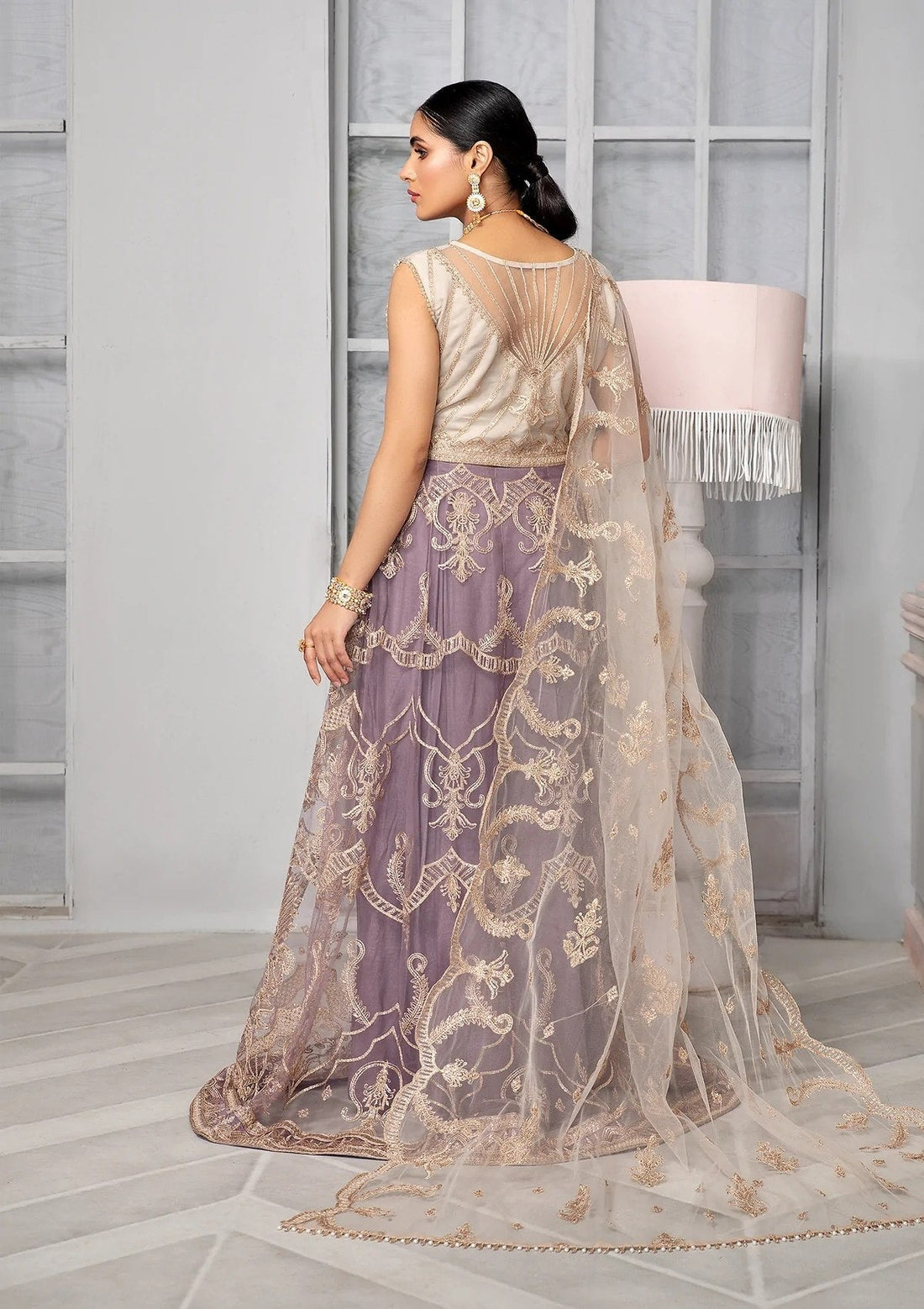 Formal Dress - Zarif - Bahaar - MAUVE - ZB#1