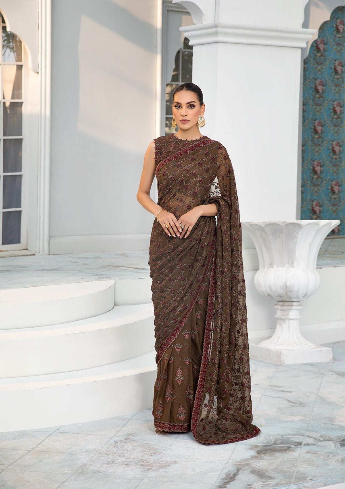 Formal Dress - Zarif - De Luxury - Chiffon - ZDL#05 (Hazel Wood)