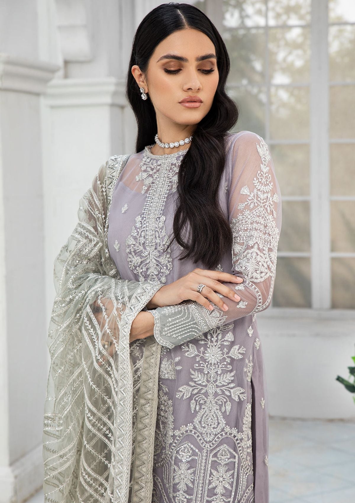 Formal Dress - Zarif - De Luxury - Chiffon - ZDL#06 (Meryl)