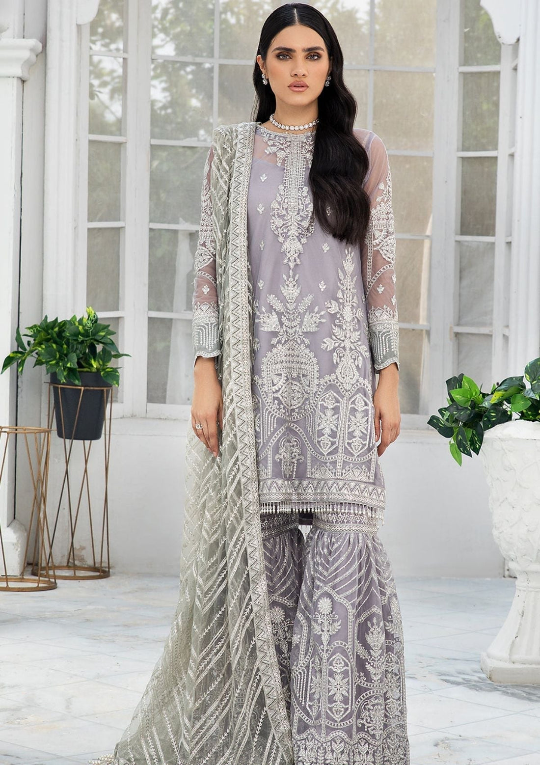 Formal Dress - Zarif - De Luxury - Chiffon - ZDL#06 (Meryl)