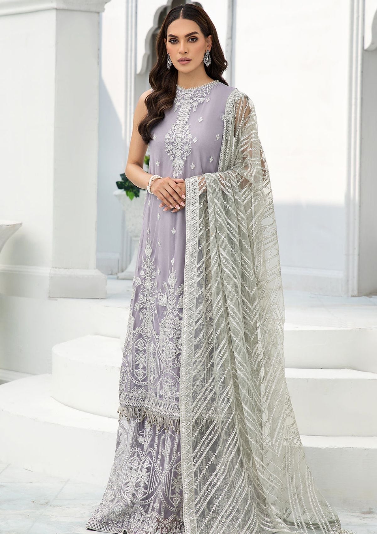 Formal Dress - Zarif - De Luxury - Chiffon - ZDL#06 (Meryl)