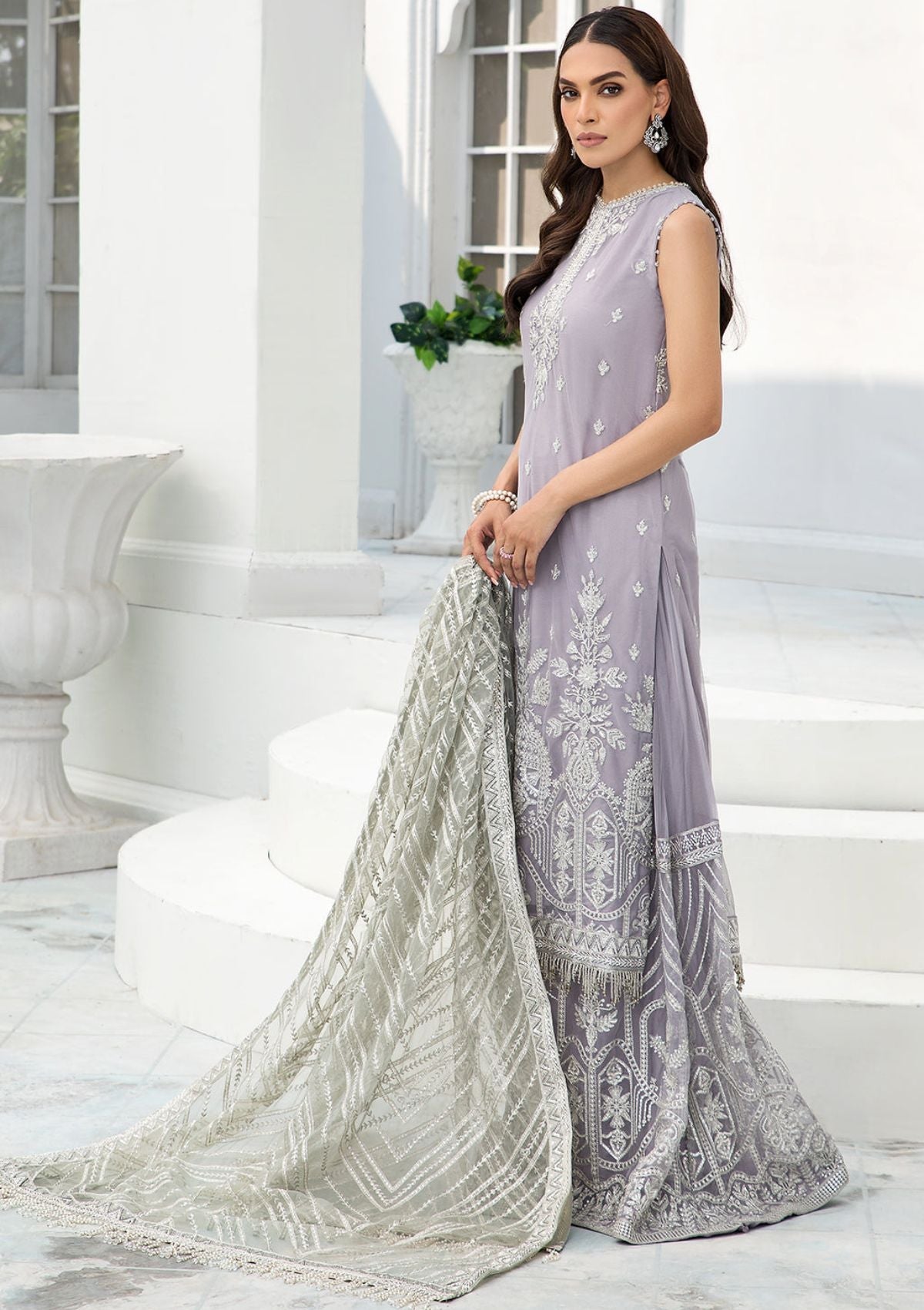 Formal Dress - Zarif - De Luxury - Chiffon - ZDL#06 (Meryl)