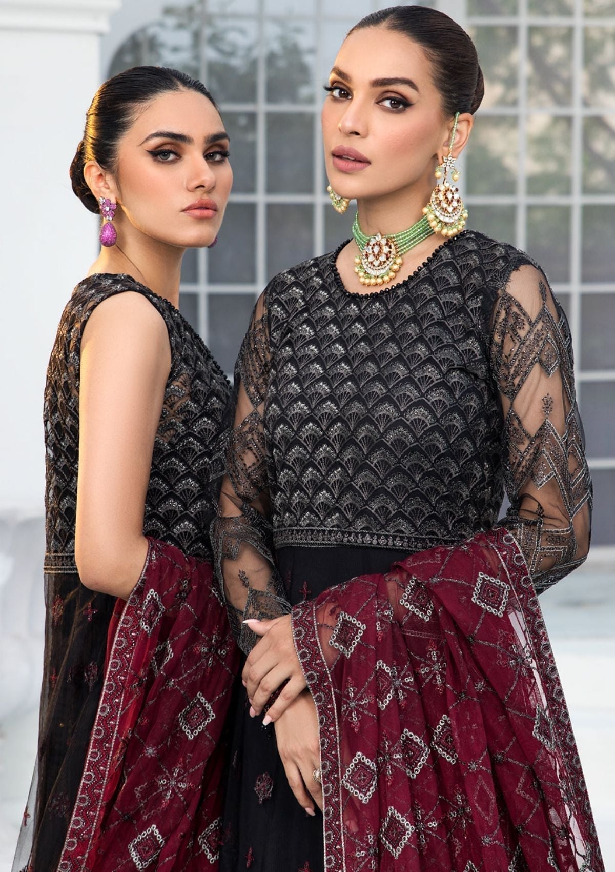Formal Dress - Zarif - De Luxury - Chiffon - ZDL#07 (Salena)