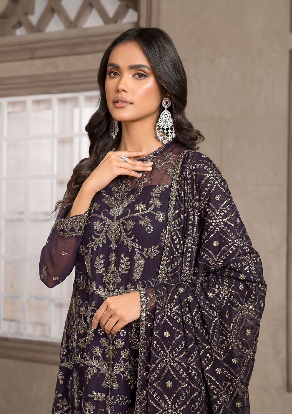 Formal Dress - Zarif - Falak - Festive - ZF#02 (Azalea)