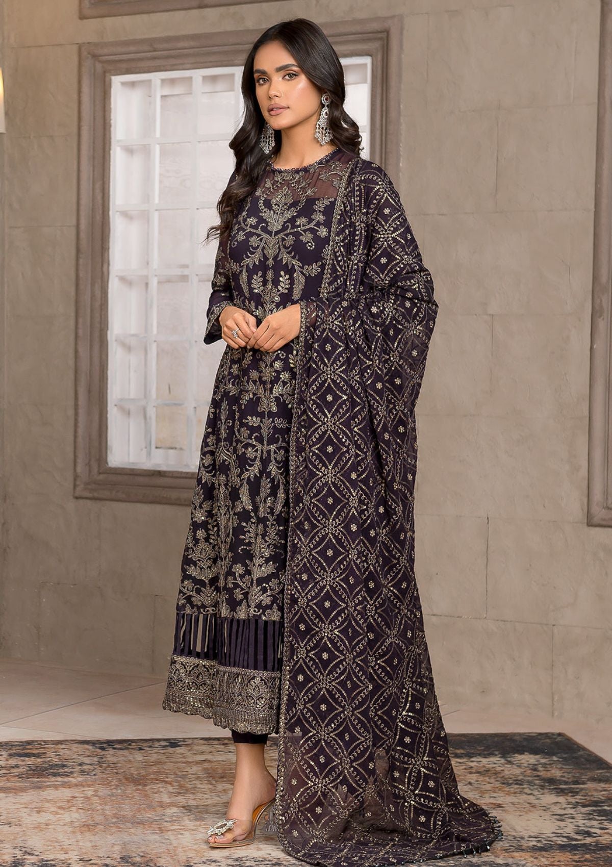 Formal Dress - Zarif - Falak - Festive - ZF#02 (Azalea)