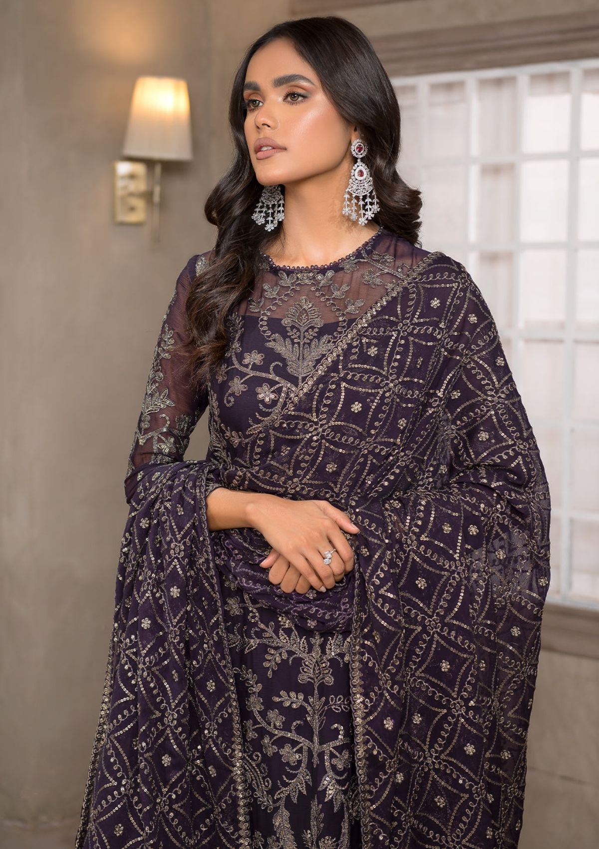 Formal Dress - Zarif - Falak - Festive - ZF#02 (Azalea)