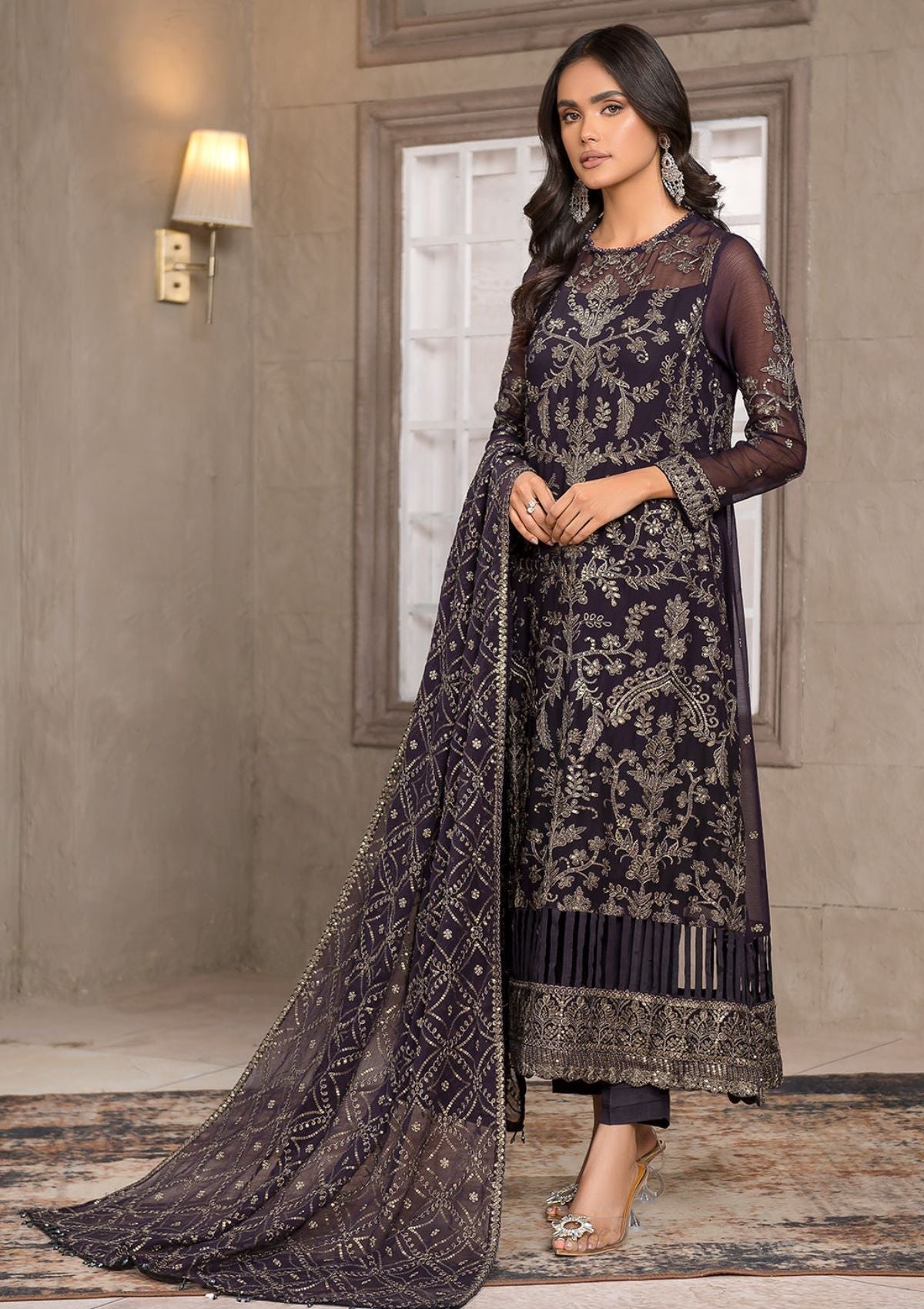 Formal Dress - Zarif - Falak - Festive - ZF#02 (Azalea)