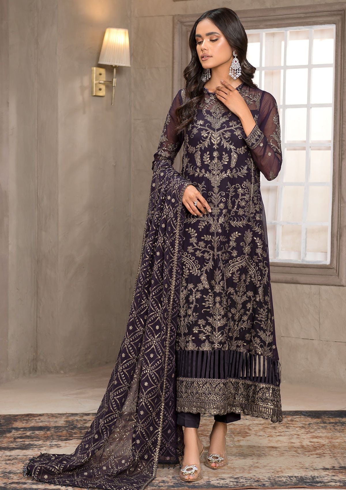 Formal Dress - Zarif - Falak - Festive - ZF#02 (Azalea)