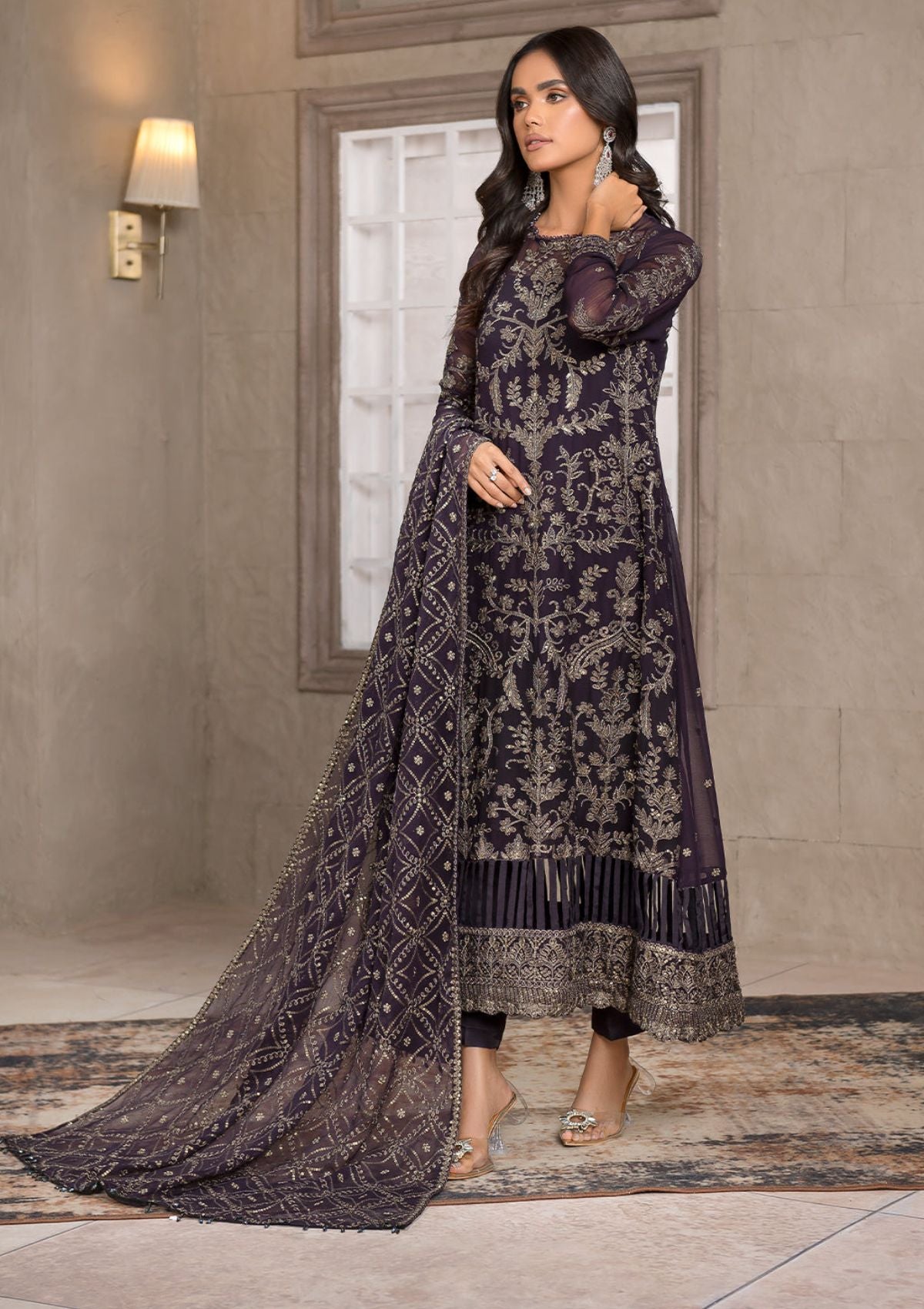 Formal Dress - Zarif - Falak - Festive - ZF#02 (Azalea)