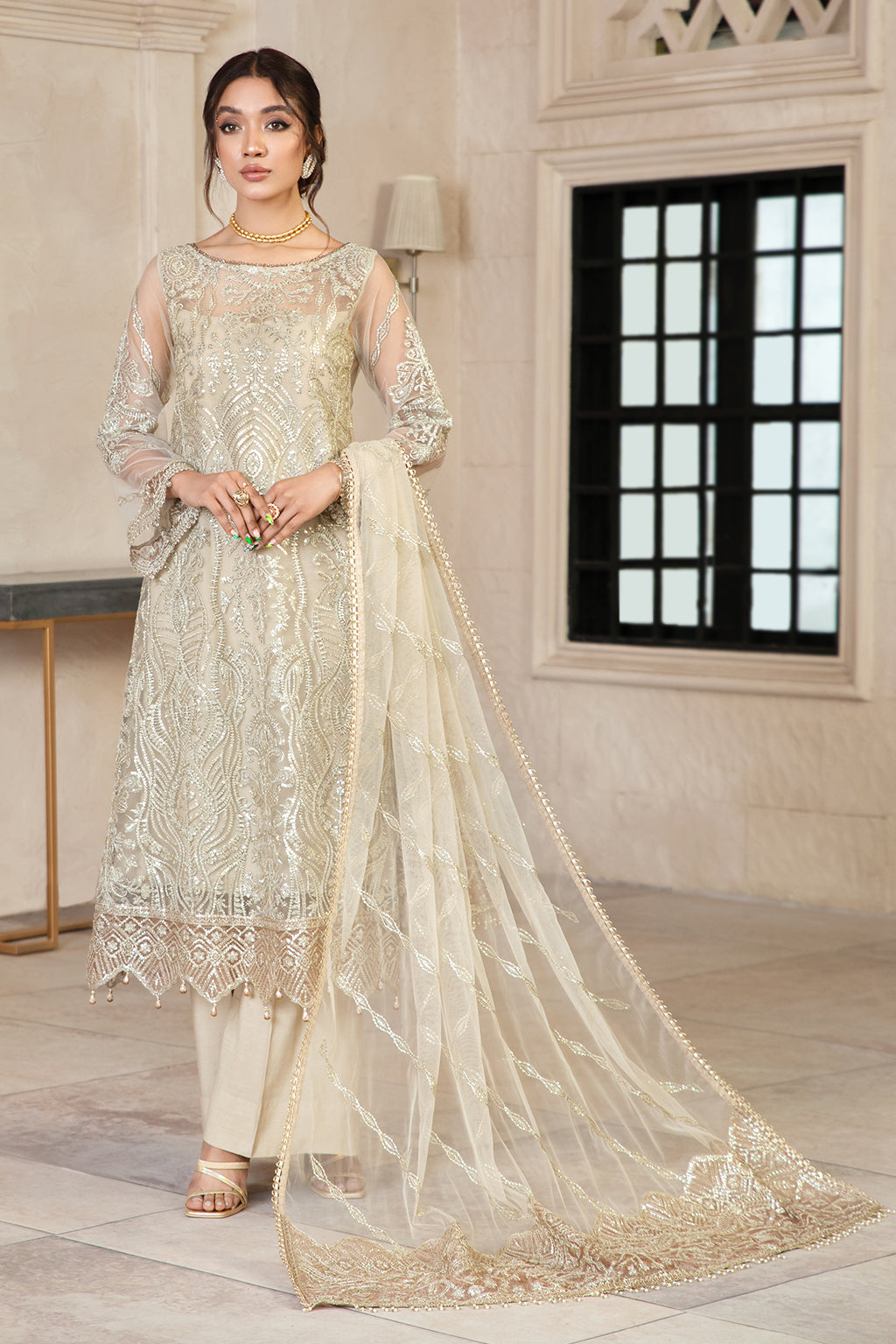 Formal Dress - Zarif - Gulzaar - Festive - ZFG#03 (DAISY)