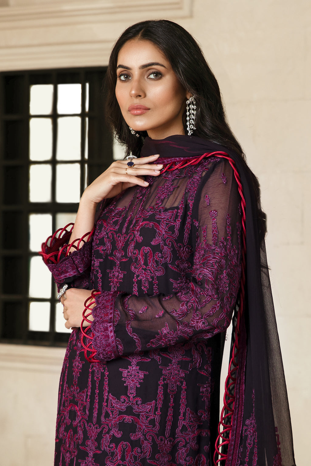 Formal Dress - Zarif - Gulzaar - Festive - ZFG#06 (PERIWINKLE)