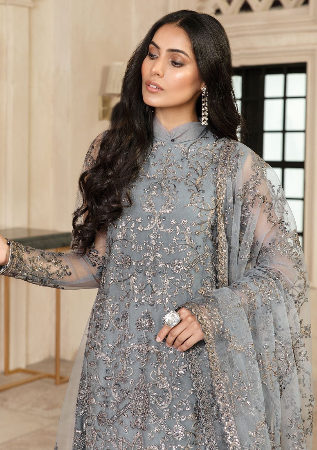 Formal Dress - Zarif - Gulzaar - Festive - ZFG#07 (HAZEL)