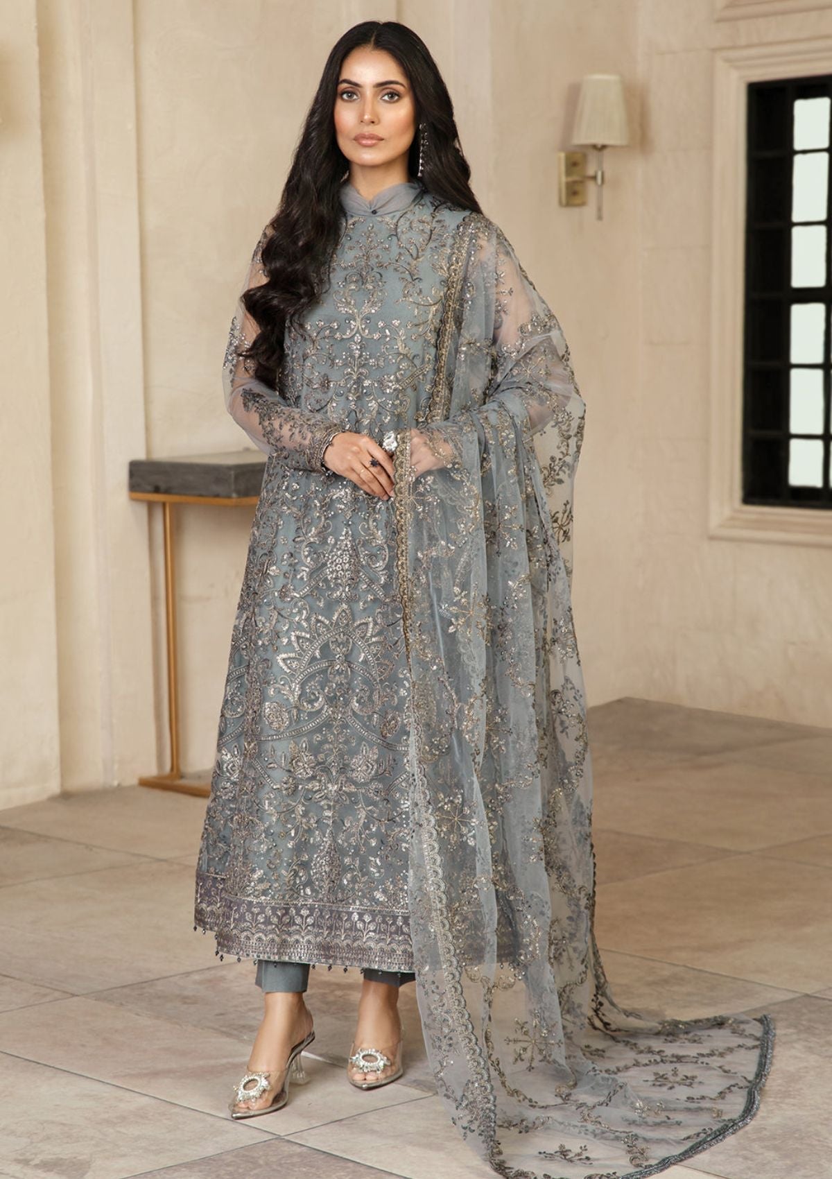 Formal Dress - Zarif - Gulzaar - Festive - ZFG#07 (HAZEL)