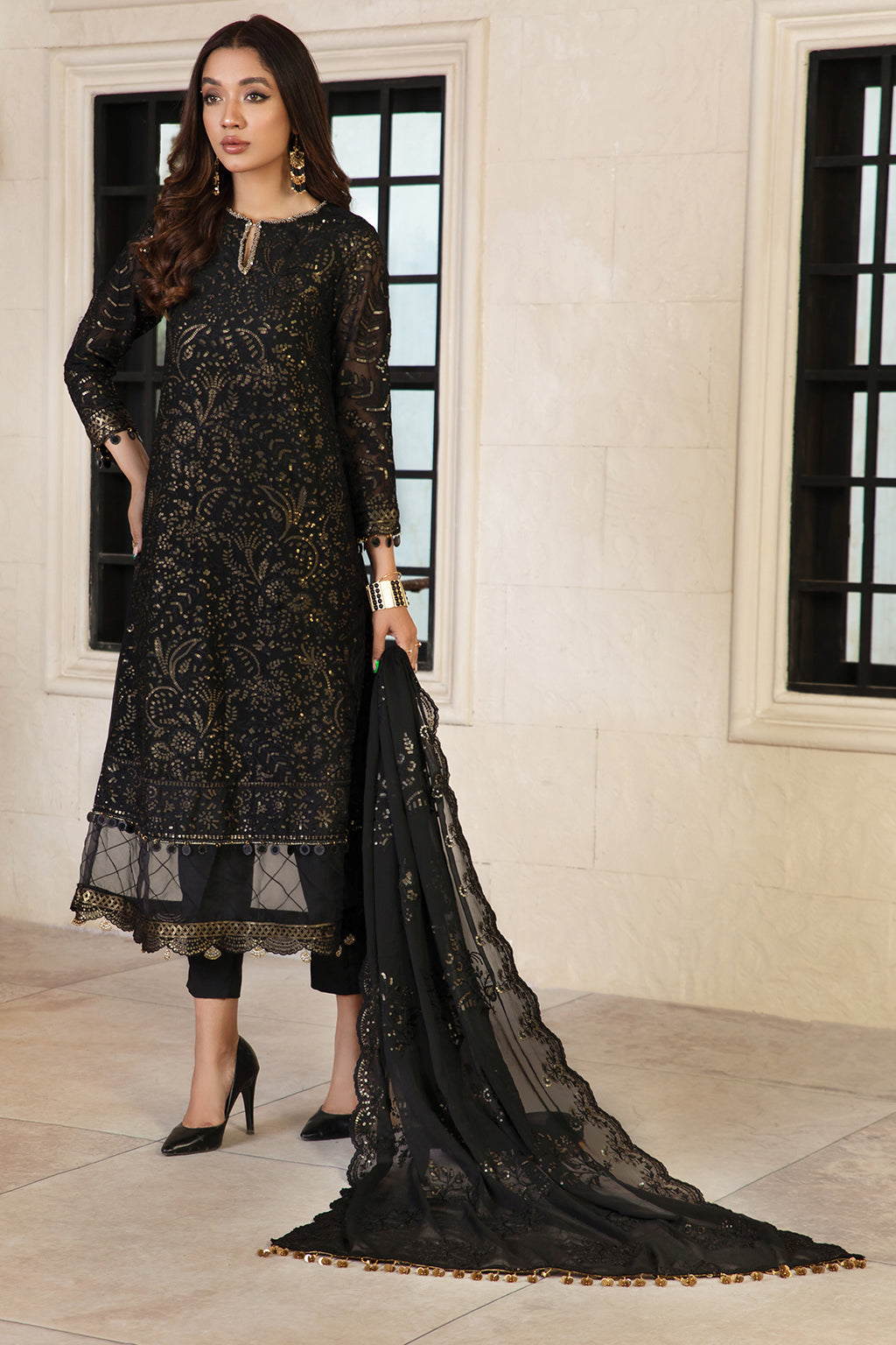 Formal Dress - Zarif - Gulzaar - Festive - ZFG#08 (TWILIGHT)
