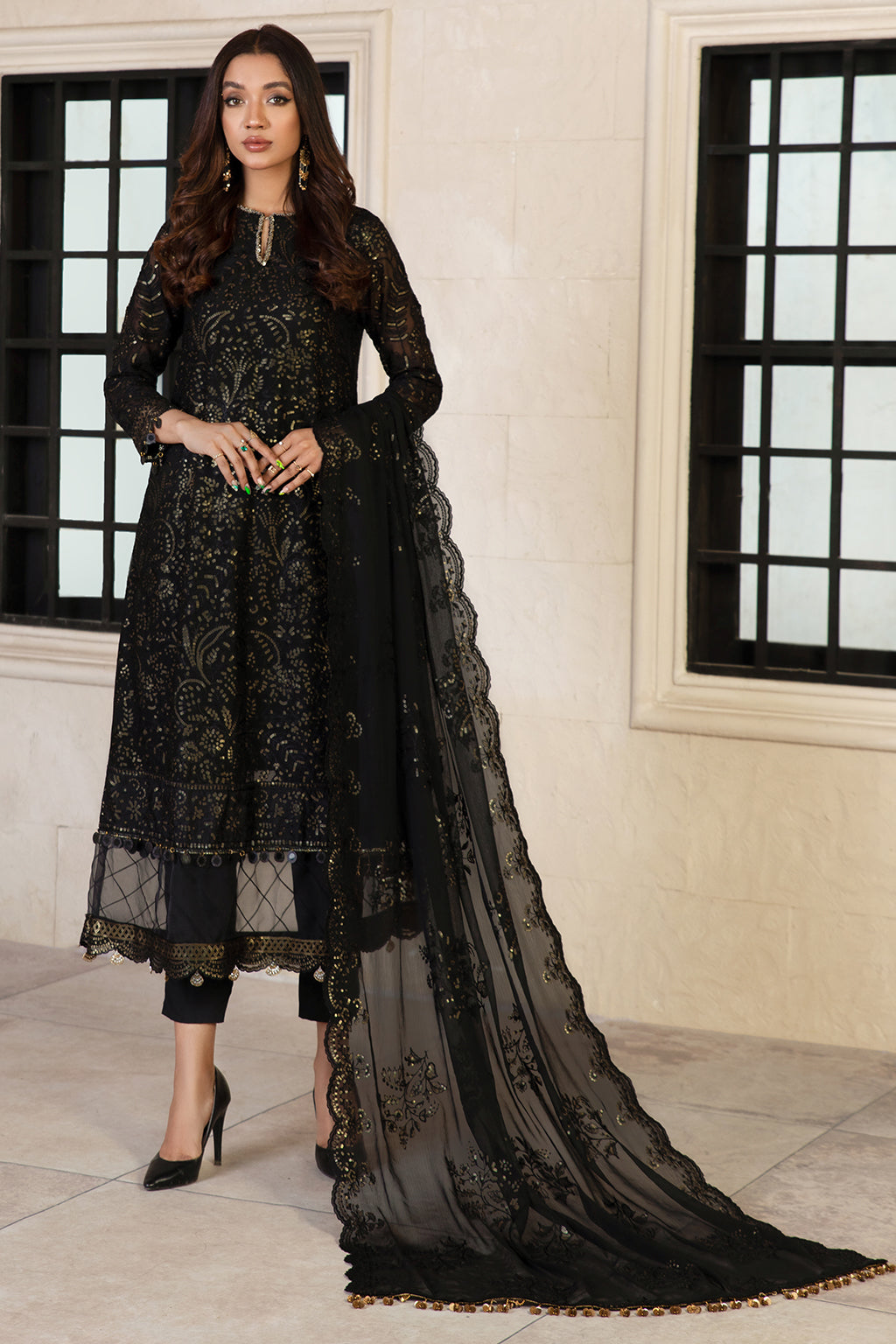 Formal Dress - Zarif - Gulzaar - Festive - ZFG#08 (TWILIGHT)