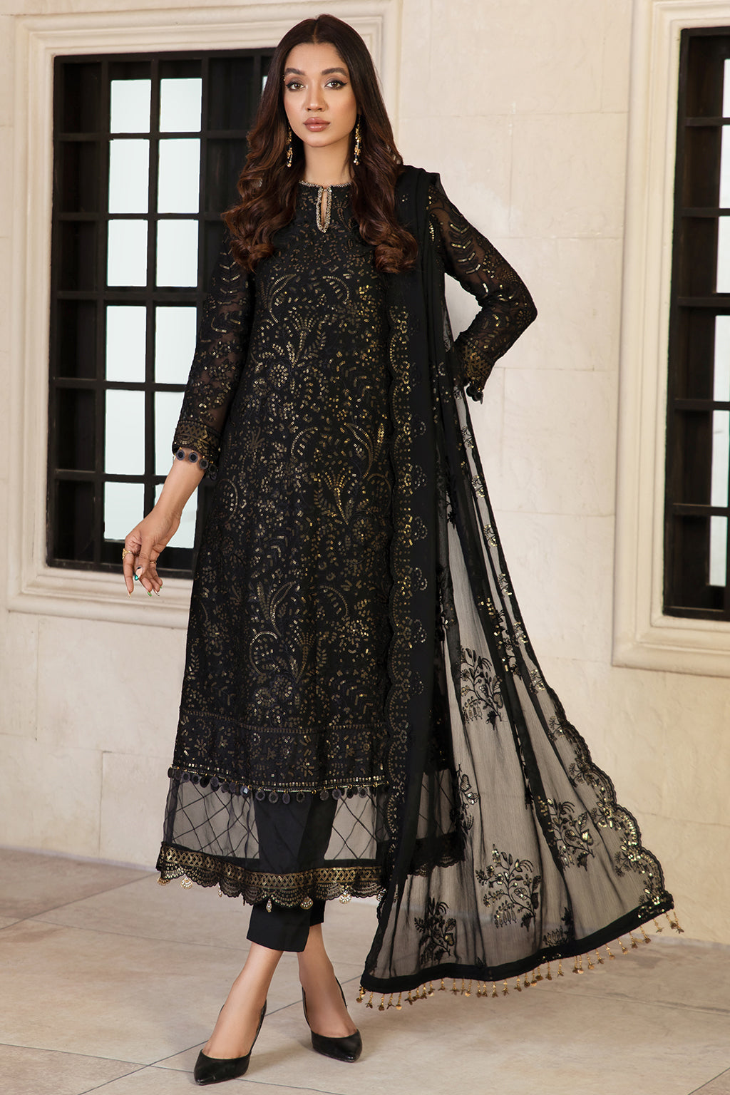 Formal Dress - Zarif - Gulzaar - Festive - ZFG#08 (TWILIGHT)