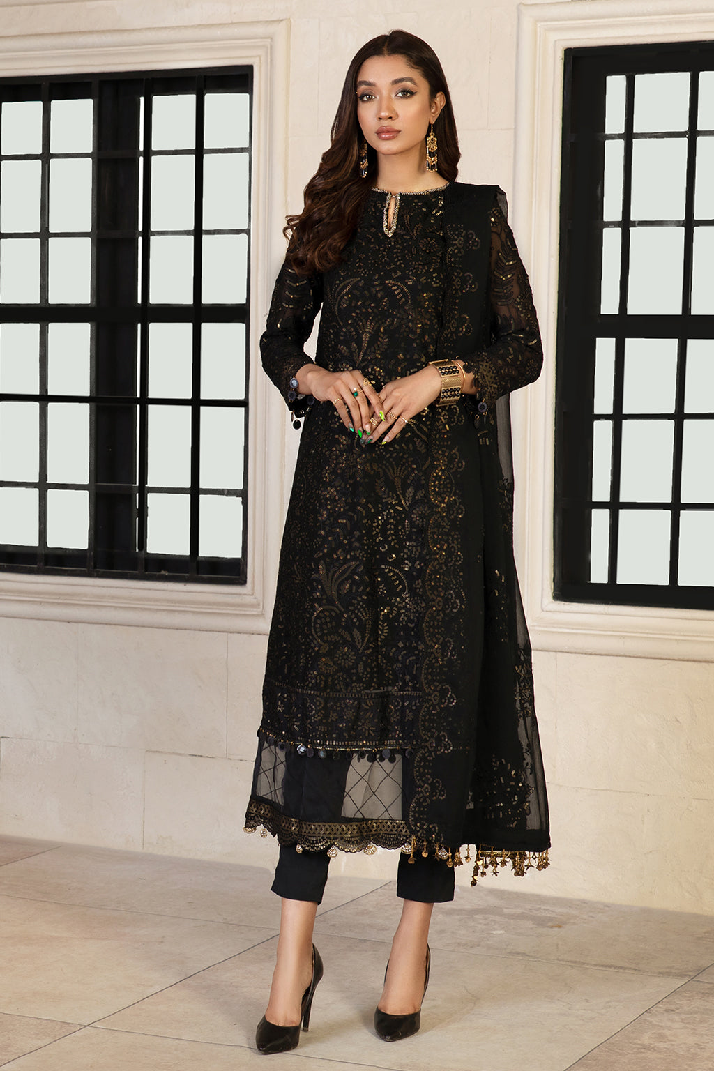 Formal Dress - Zarif - Gulzaar - Festive - ZFG#08 (TWILIGHT)