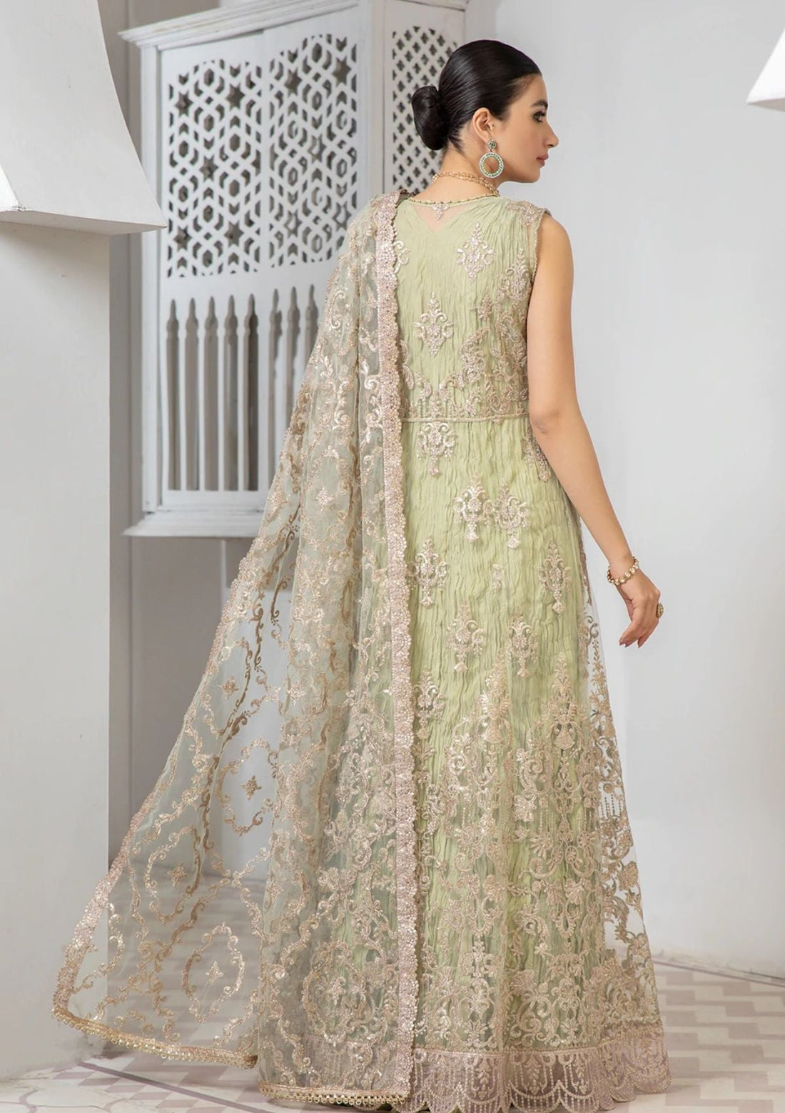 Formal Dress - Zarif - Pareesia - D#03 SEAFOAM