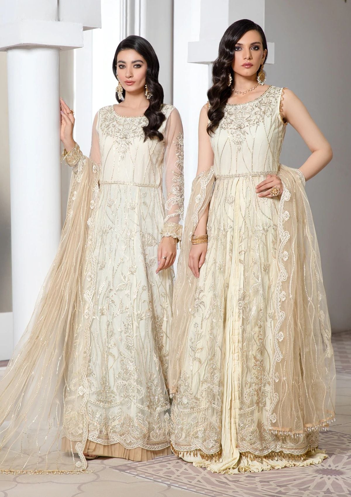 Formal Dress - Zarif - Pareesia - D#05 IVORY