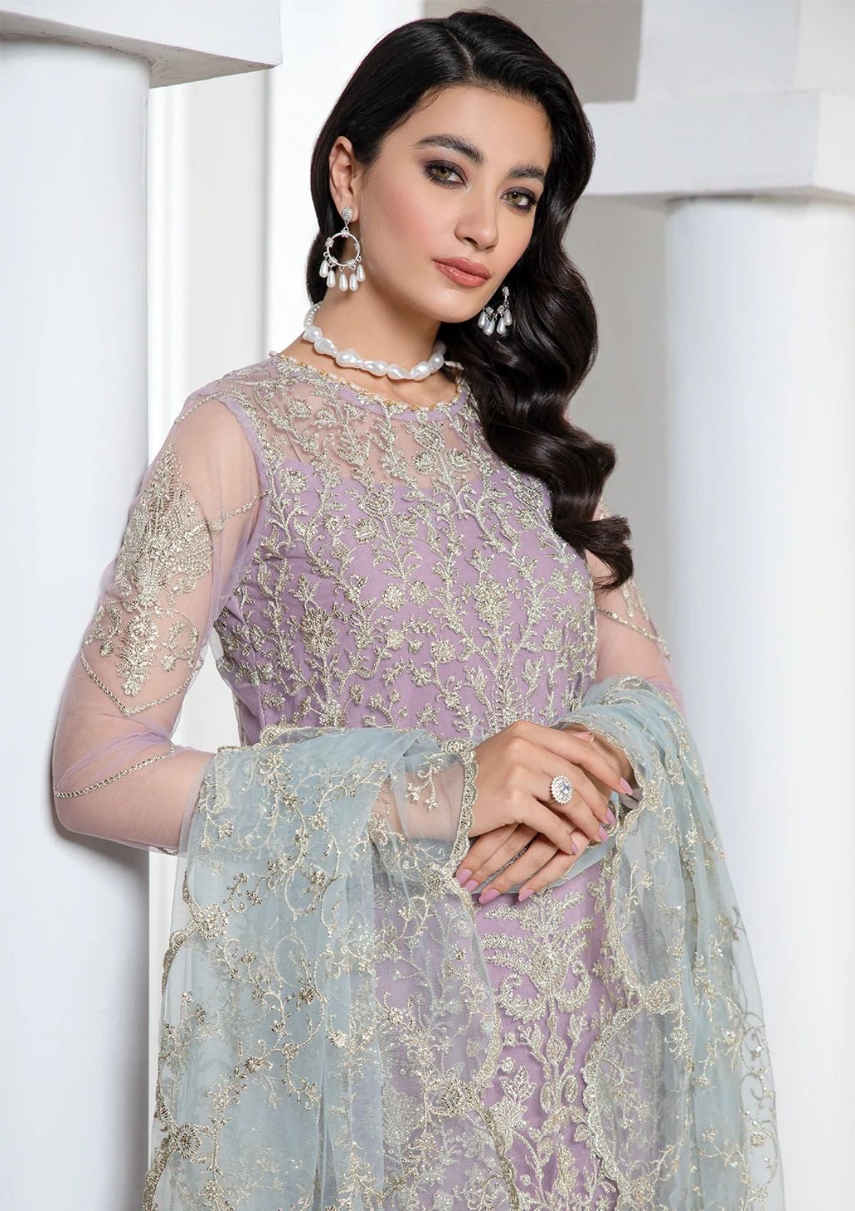 Formal Dress - Zarif - Pareesia - D#07 LILAC