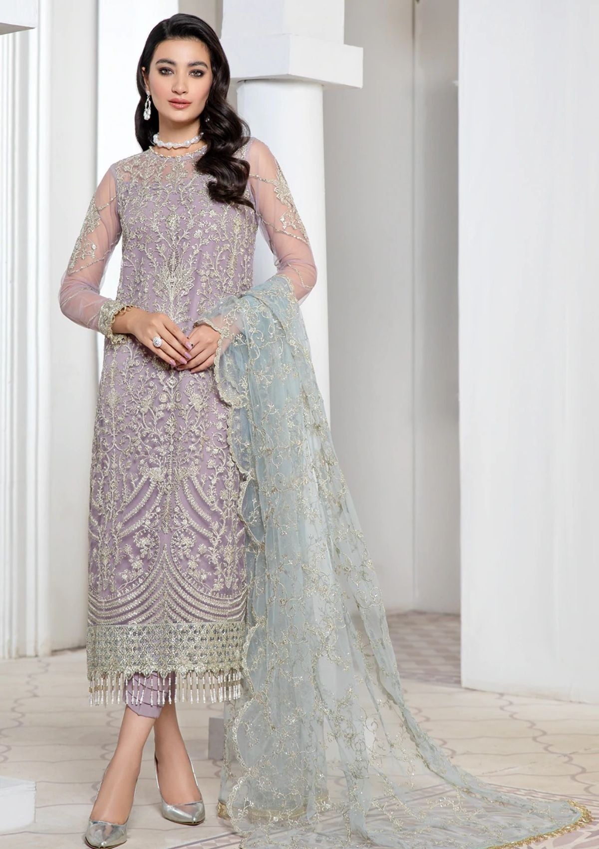 Formal Dress - Zarif - Pareesia - D#07 LILAC