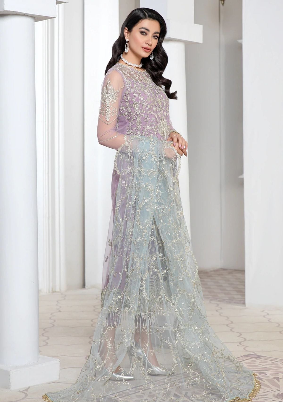 Formal Dress - Zarif - Pareesia - D#07 LILAC
