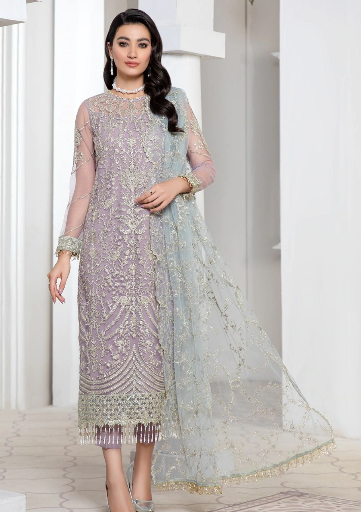 Formal Dress - Zarif - Pareesia - D#07 LILAC