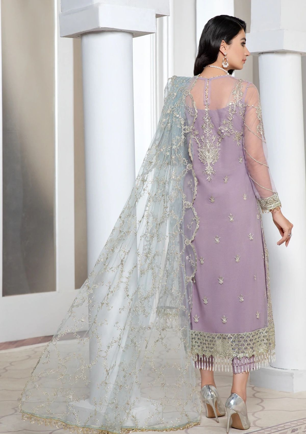 Formal Dress - Zarif - Pareesia - D#07 LILAC