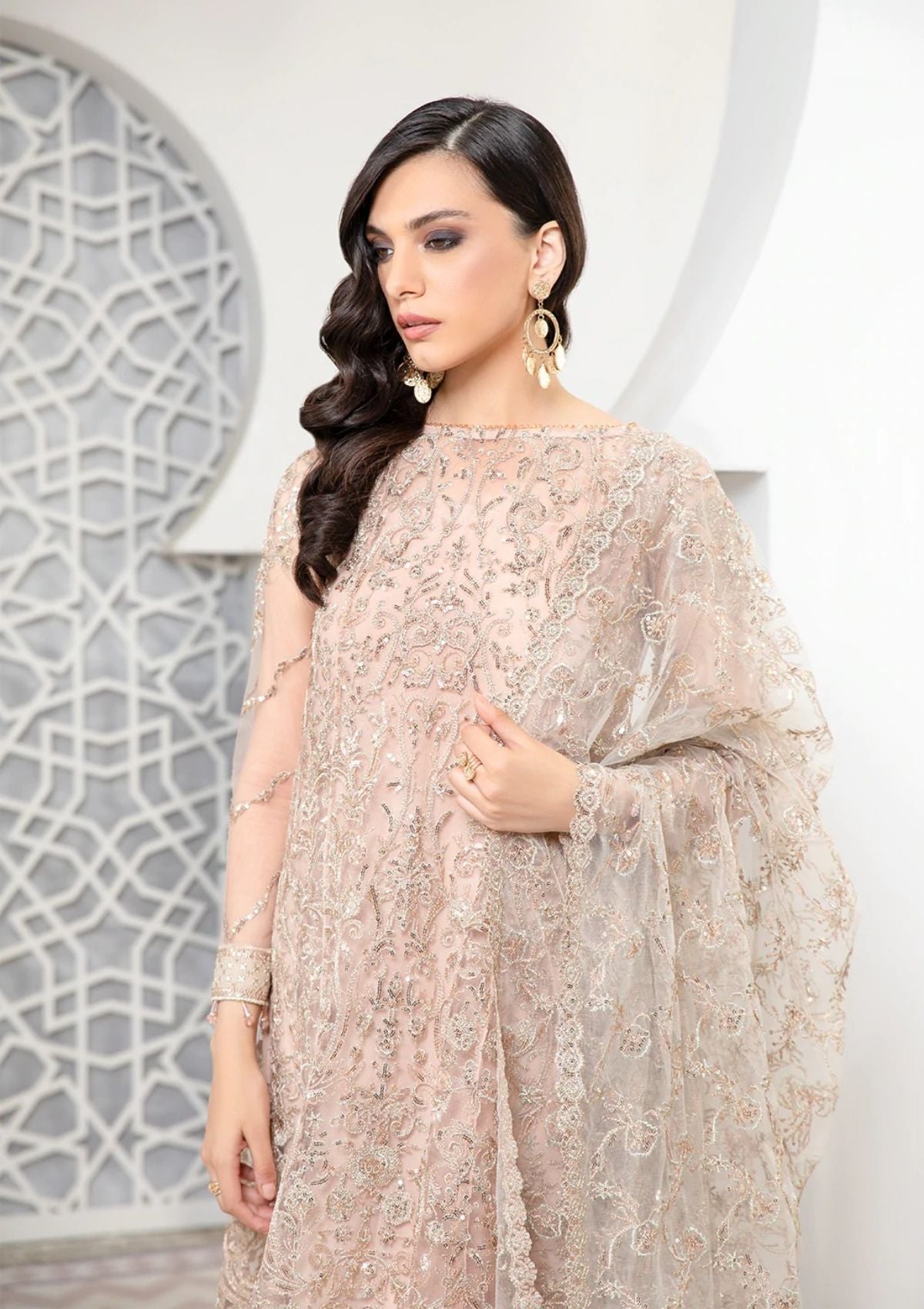 Formal Dress - Zarif - Pareesia - D#09 FLAMINGO