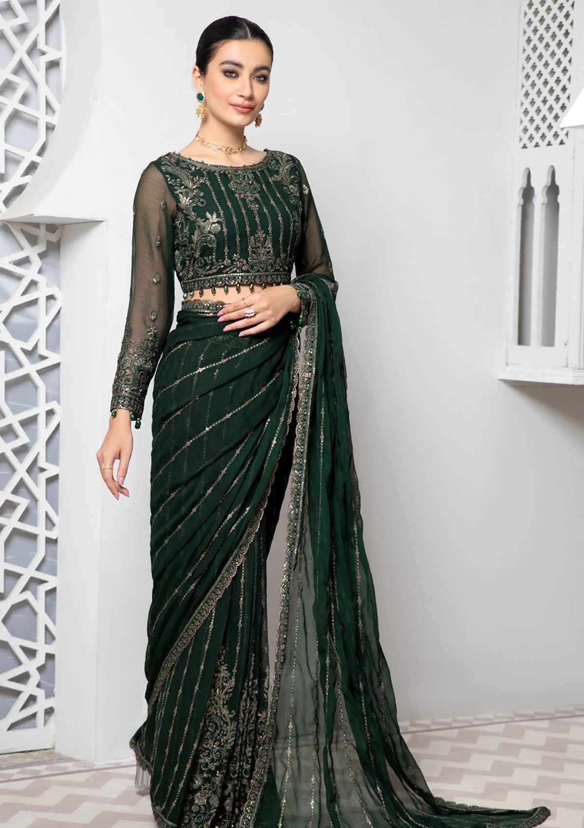 Formal Dress - Zarif - Pareesia - D#10 FREESIA