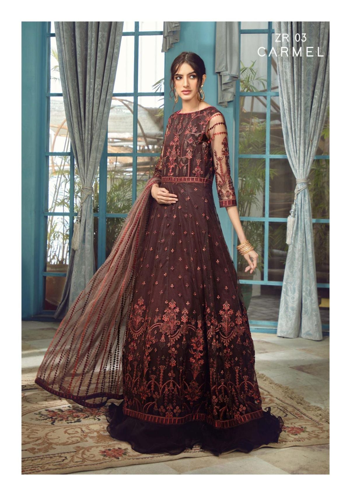 Formal Dress - Zarif - Rangrez - CARMEL - D#03
