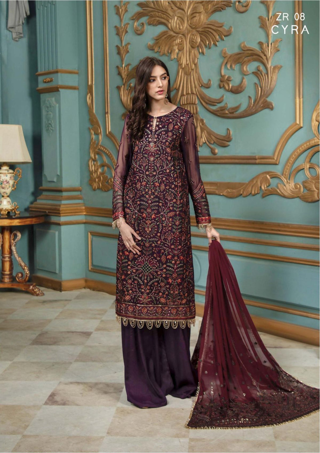 Formal Dress - Zarif - Rangrez - CYRAH -  D#08
