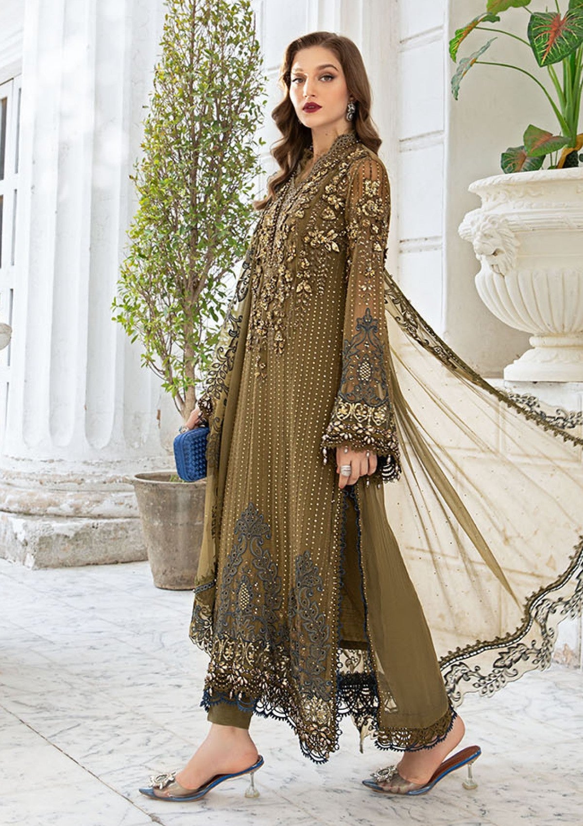 Formal Collection - Maria B - Unstitched - Chiffon 24 - MPC24#08