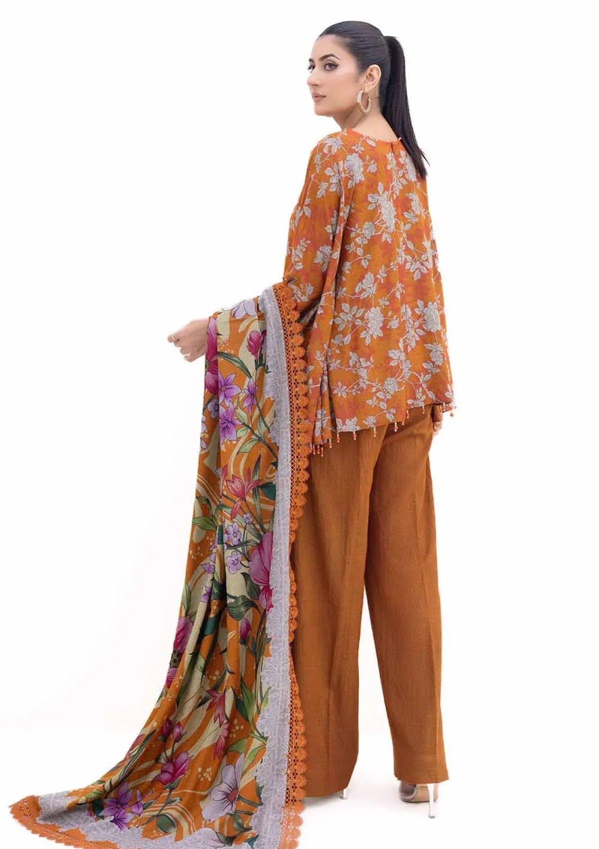 Winter Collection - Gul Ahmed - 3Pcs Unstitched 24 - DH-42001